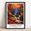 Connecticut Minimalist Wall Art