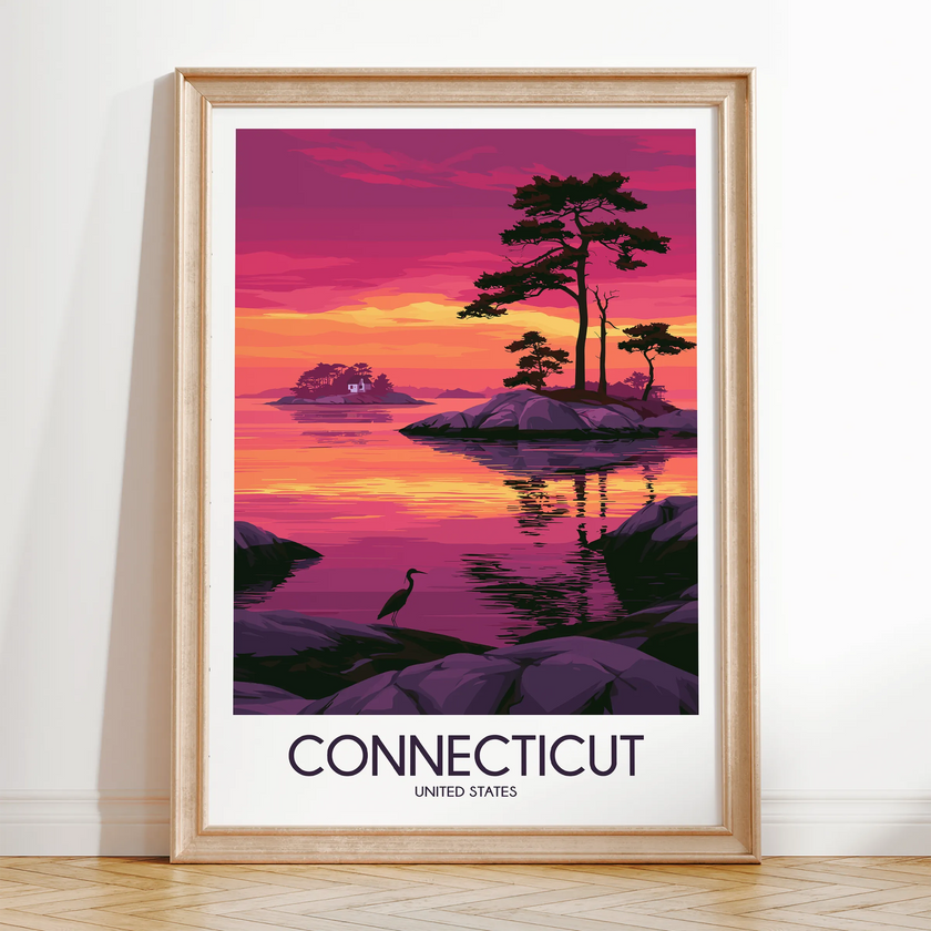Connecticut Travel Memory Gift