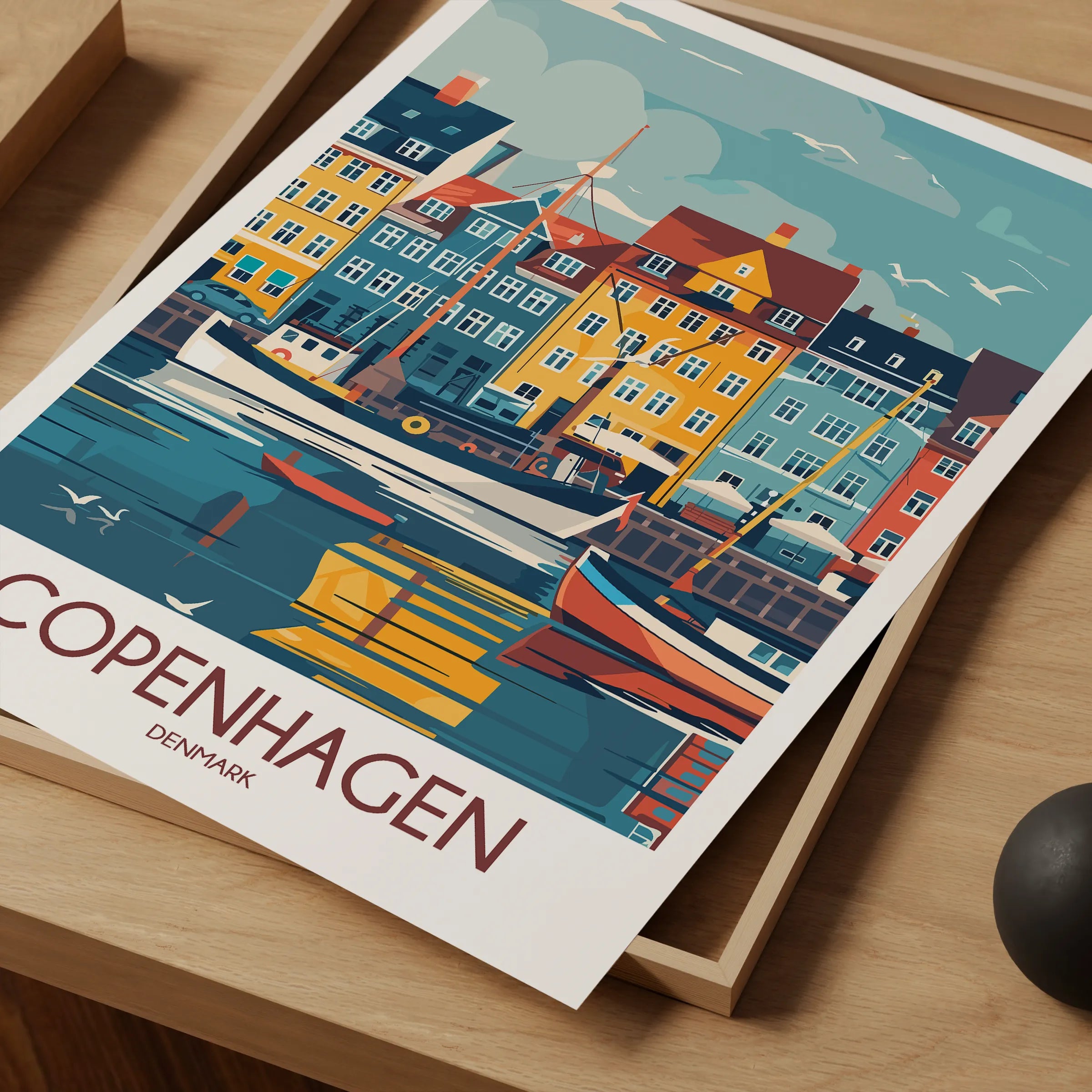 Copenhagen Destination Art Gift