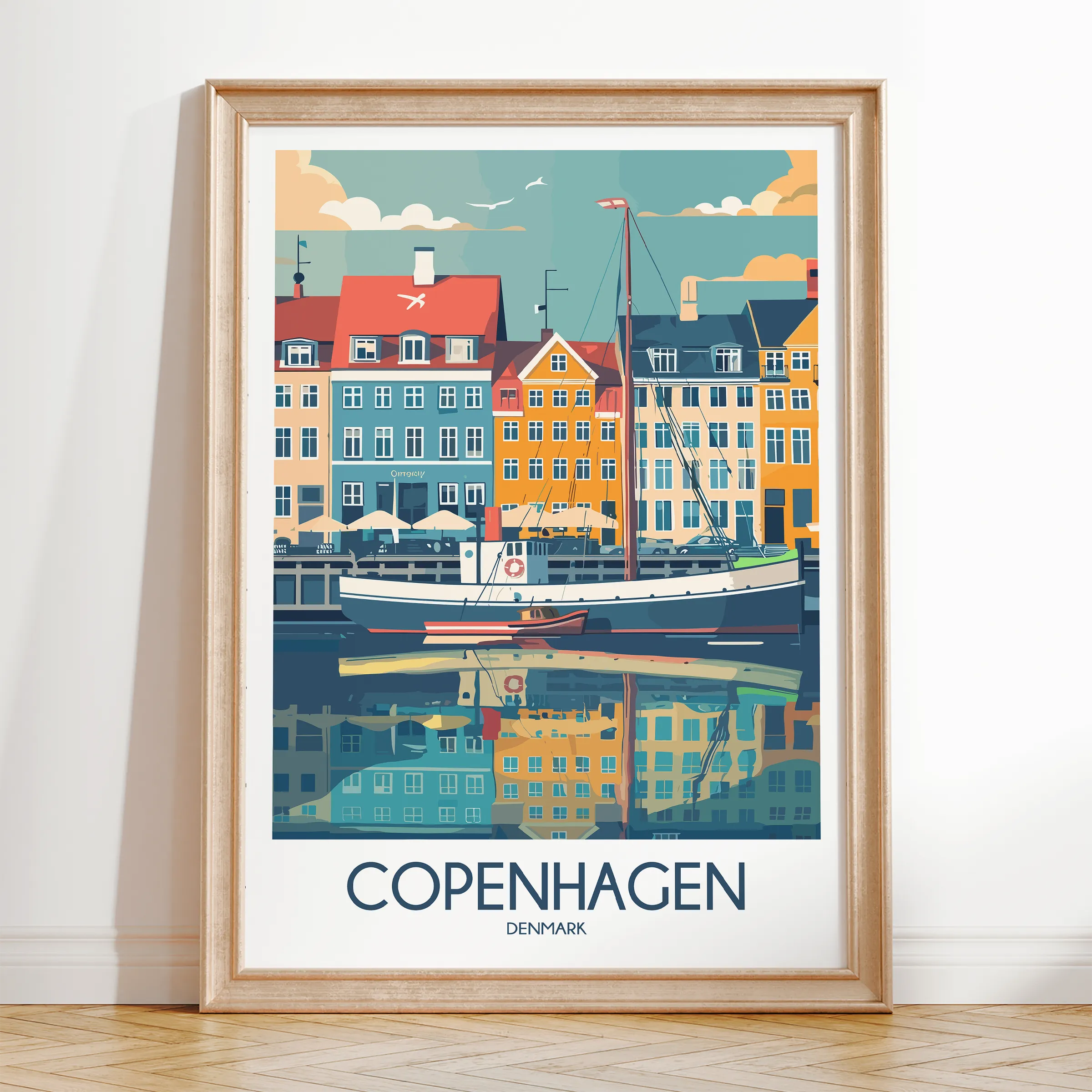 Copenhagen Destination Art Gift