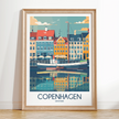 Copenhagen Destination Art Gift