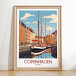 Copenhagen Destination Art Gift