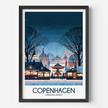 Copenhagen Destination Art Gift