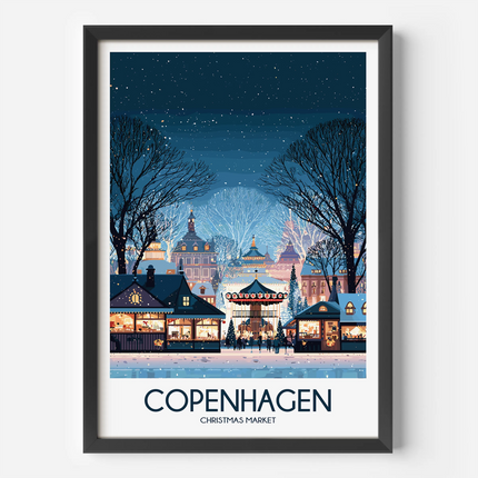 Copenhagen Destination Art Gift