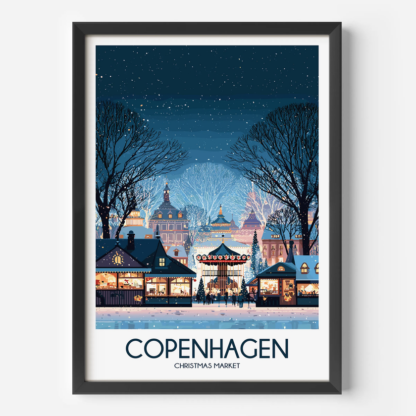 Copenhagen Destination Art Gift