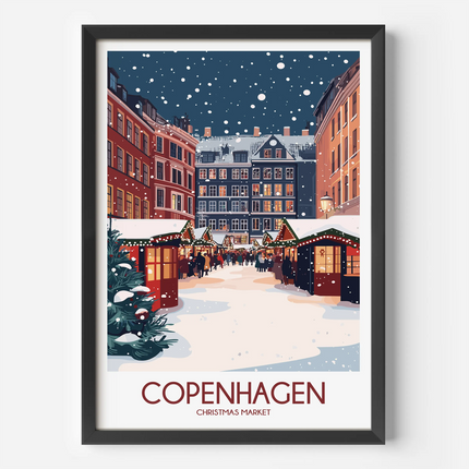 Copenhagen Destination Art Gift