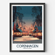 Copenhagen Modern Travel Poster