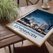 Copenhagen Retro Travel Illustration