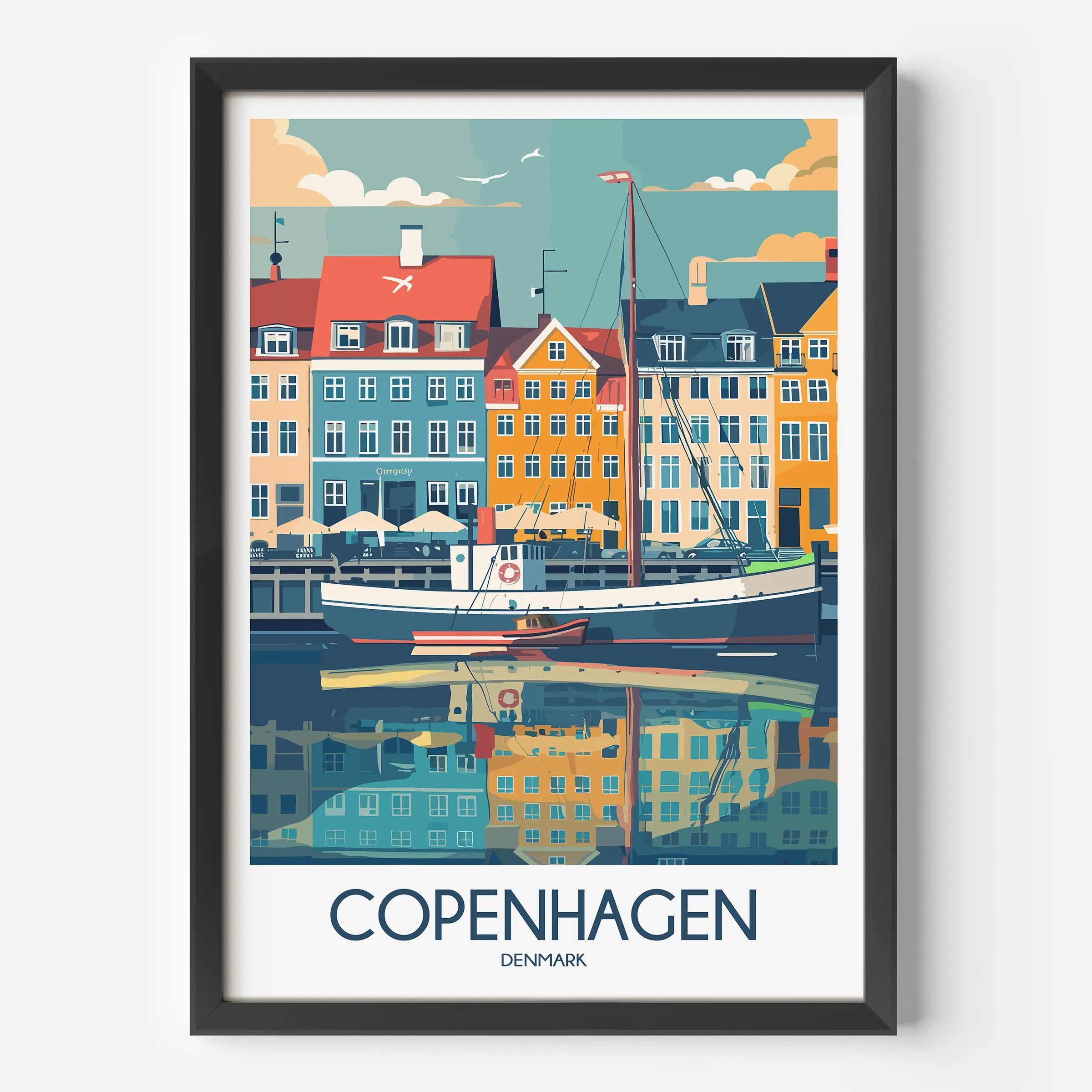 Copenhagen Scenic Landscape Art