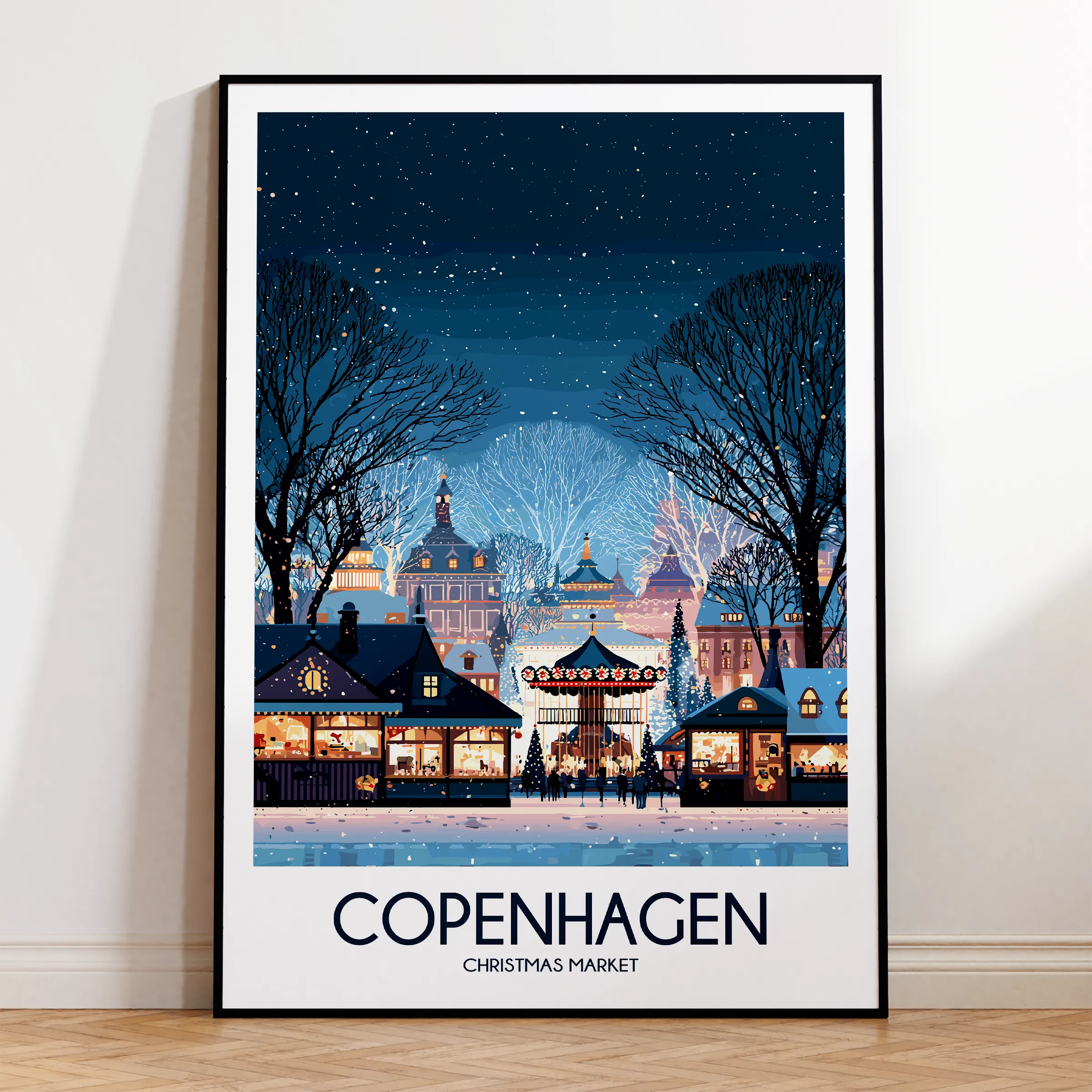 Copenhagen Scenic Landscape Art