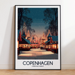 Copenhagen Souvenir Poster Print