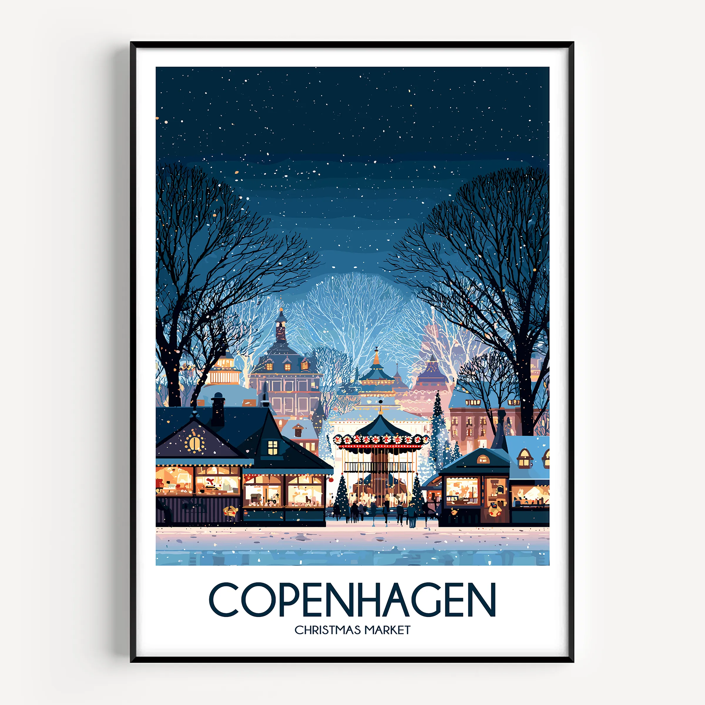 Copenhagen Souvenir Poster Print
