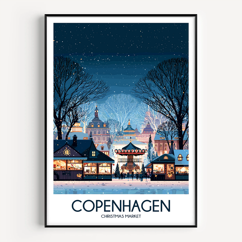 Copenhagen Souvenir Poster Print