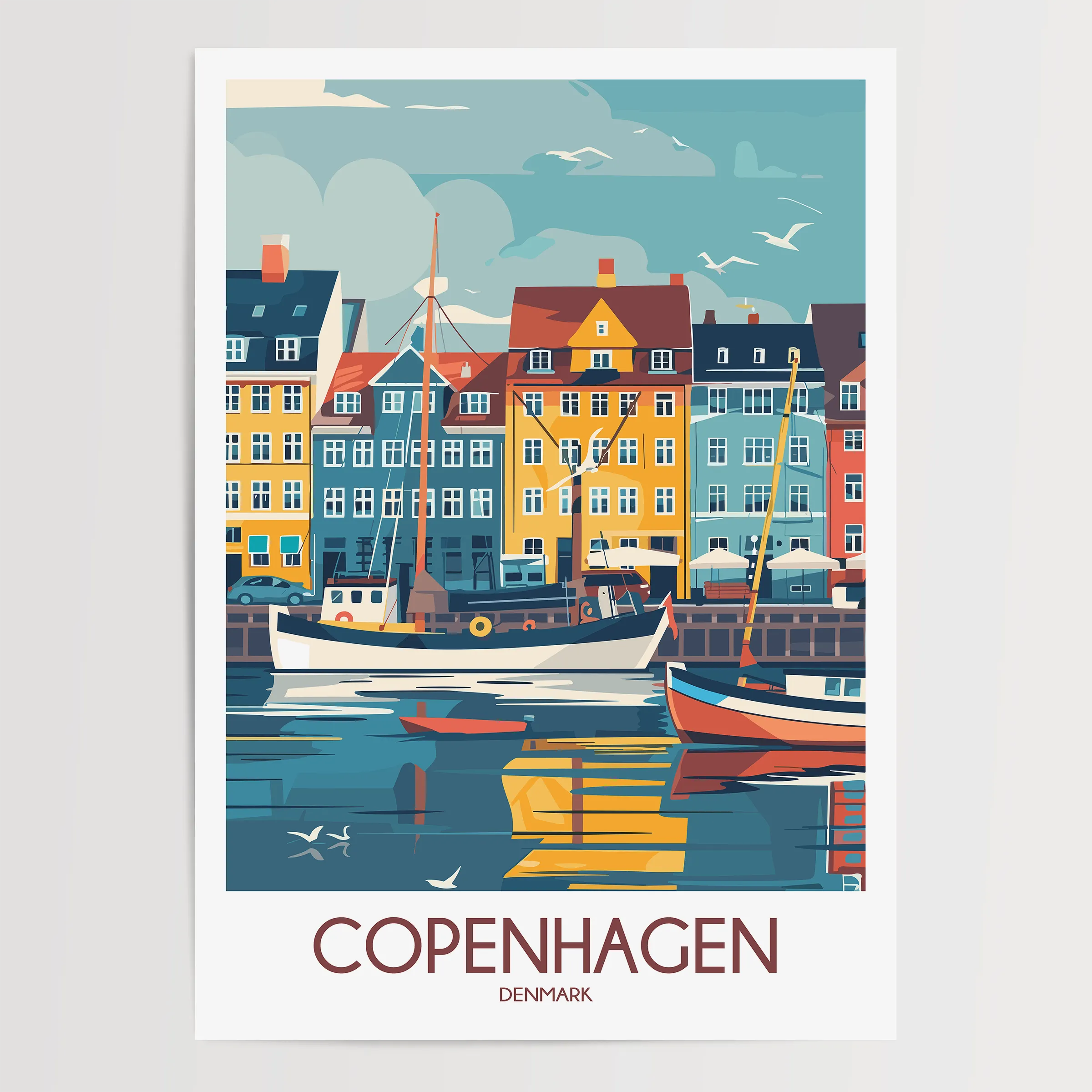 Copenhagen Travel Memory Gift