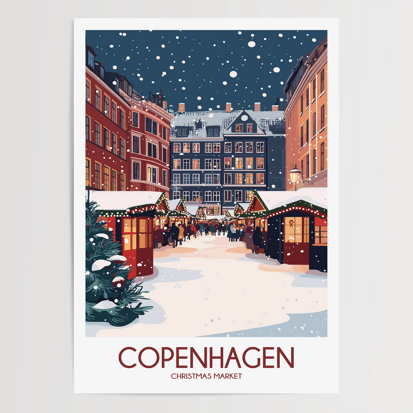 Copenhagen Travel Memory Gift