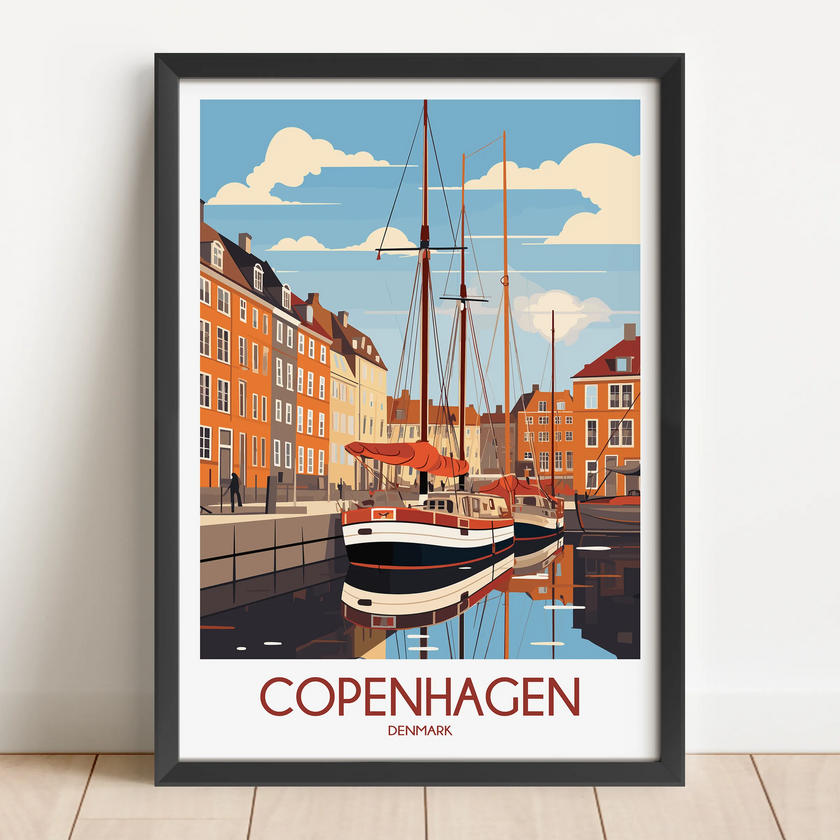 Copenhagen Travel Memory Gift