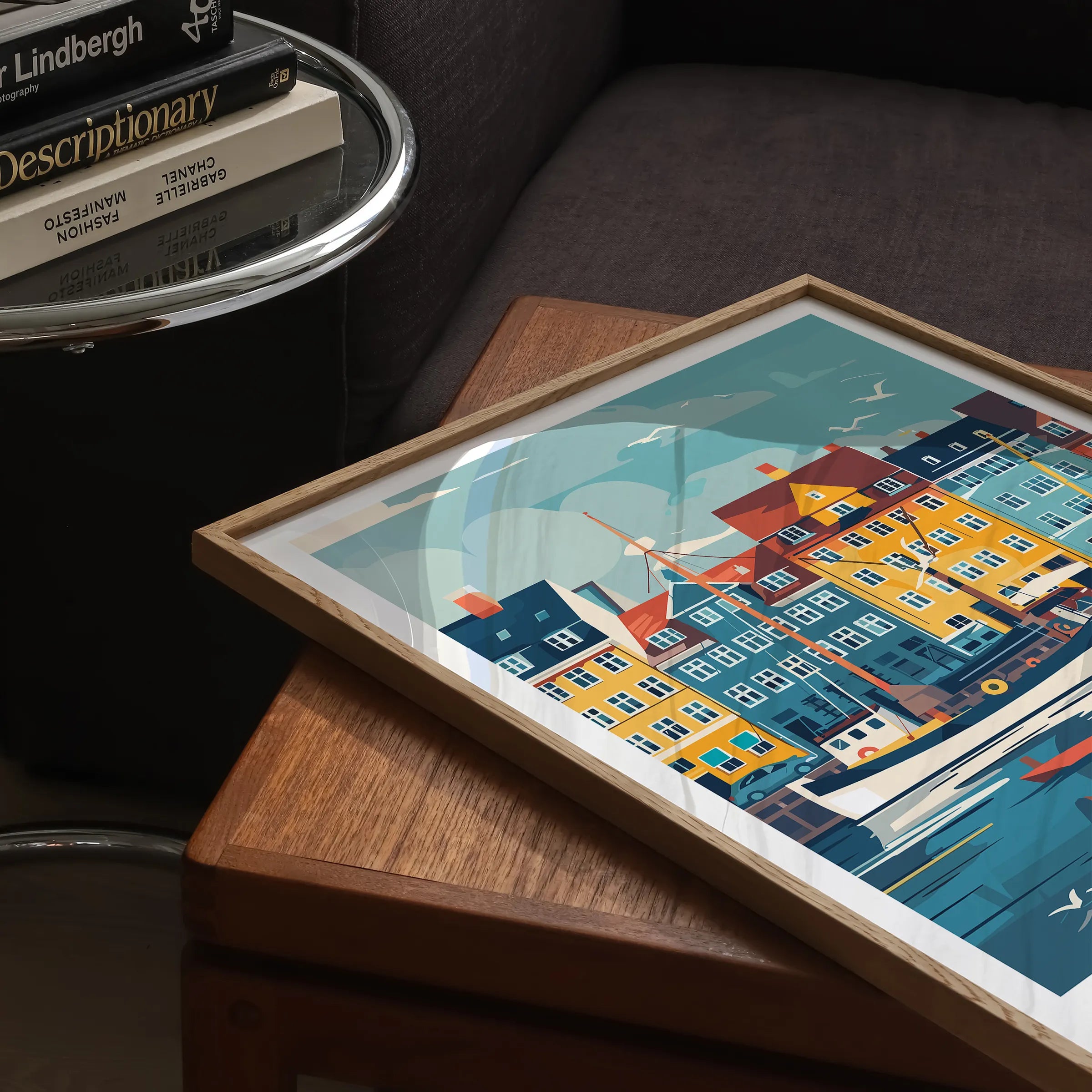 Copenhagen Vintage Style Print