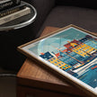 Copenhagen Vintage Style Print