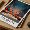 Copenhagen Vintage Style Print