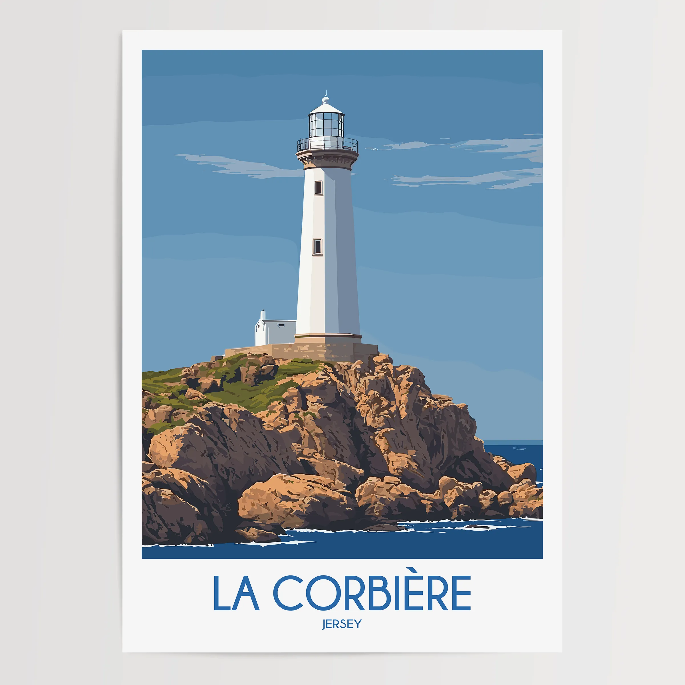 Corbiere Modern Travel Poster