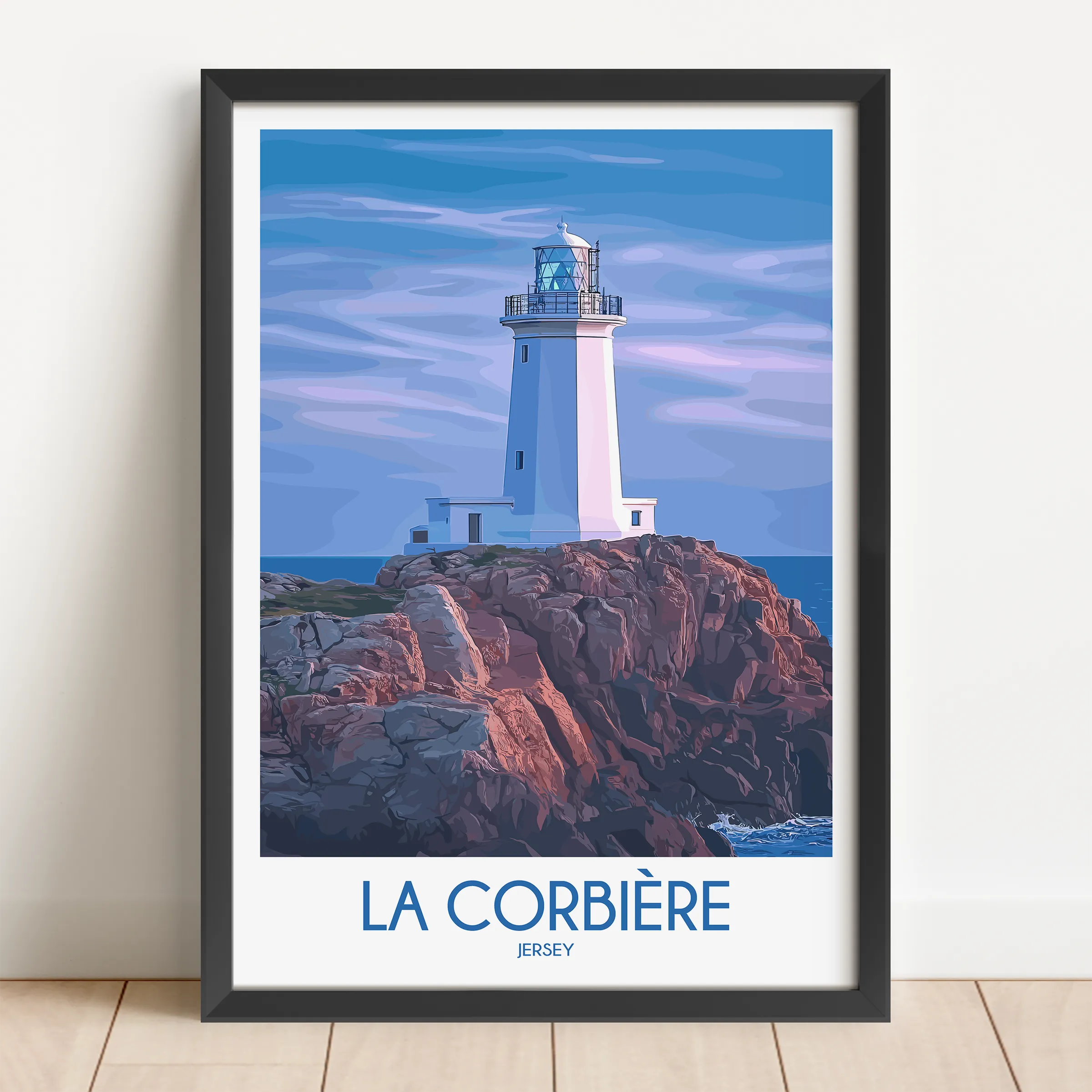 Corbiere Retro Travel Illustration