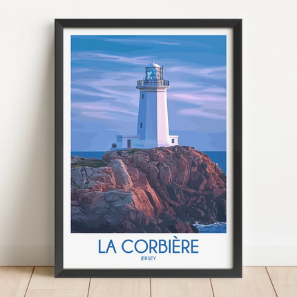 Corbiere Retro Travel Illustration