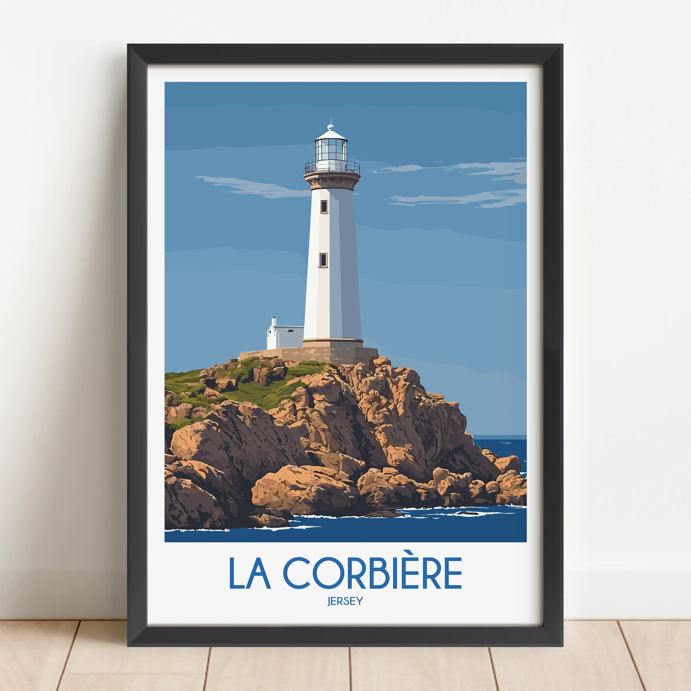 Corbiere Vintage Style Print