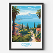 Corfu Minimalist Wall Art