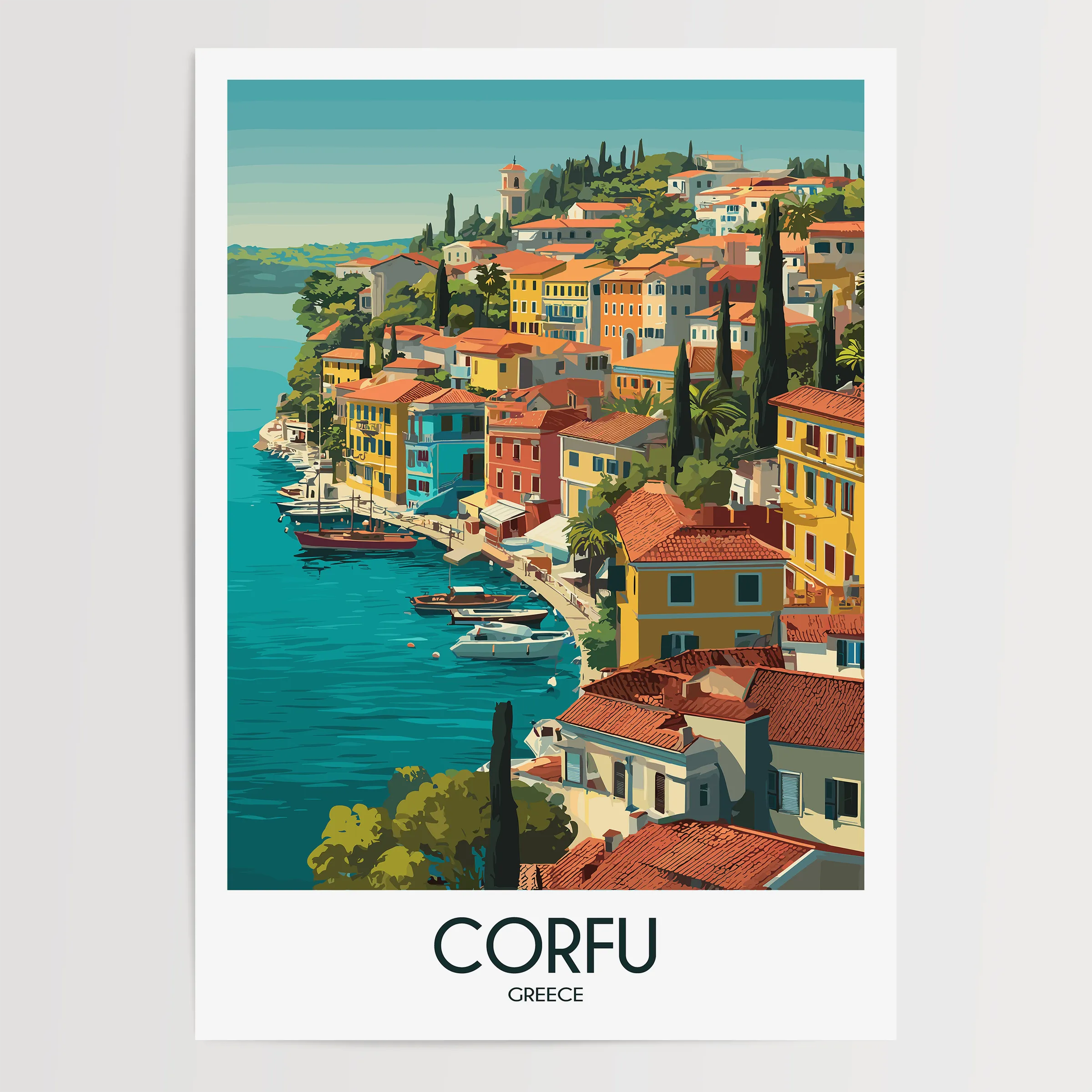 Corfu Travel Memory Gift