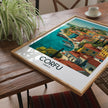 Corfu Vintage Style Print