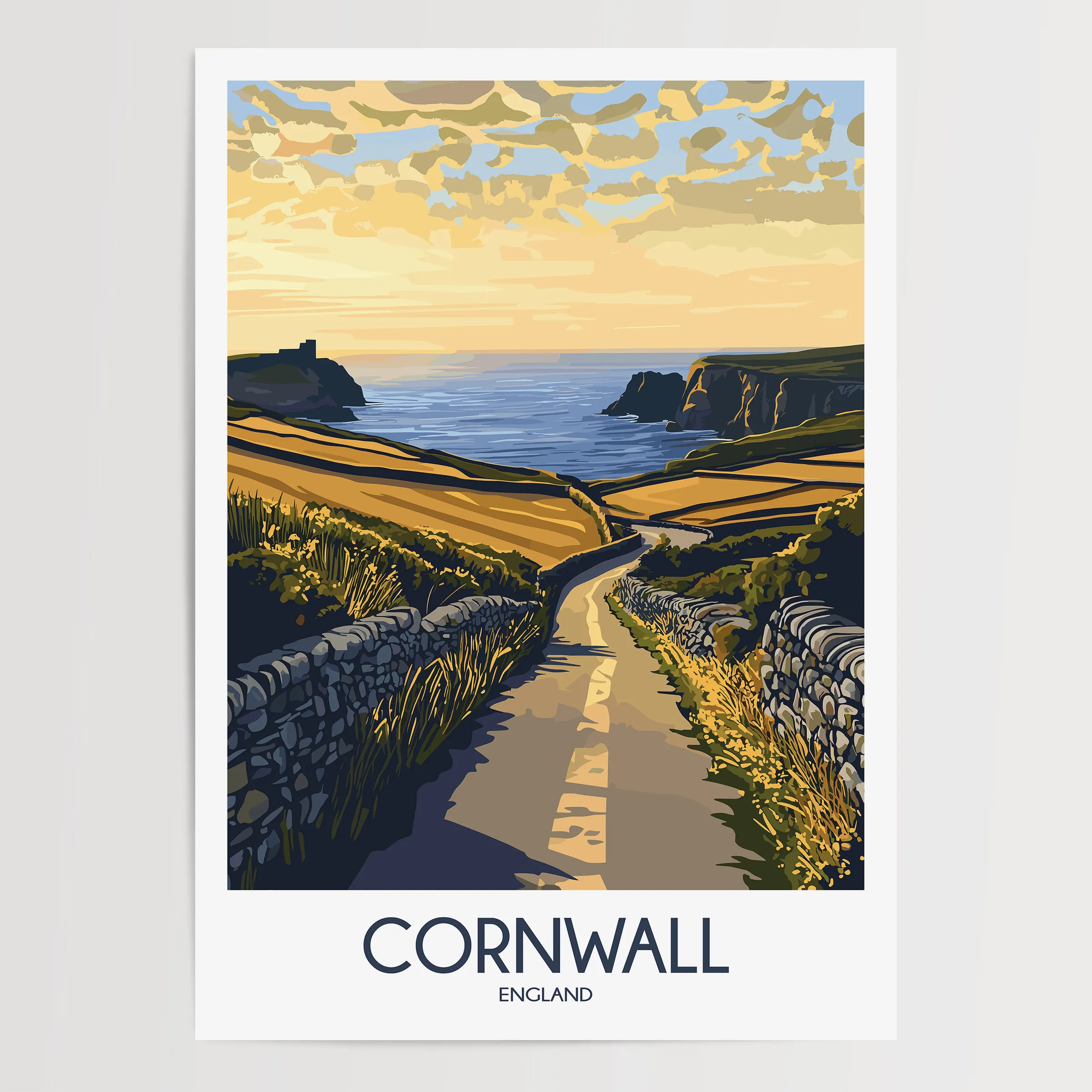 Cornwall Destination Art Gift