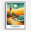Cornwall Destination Art Gift