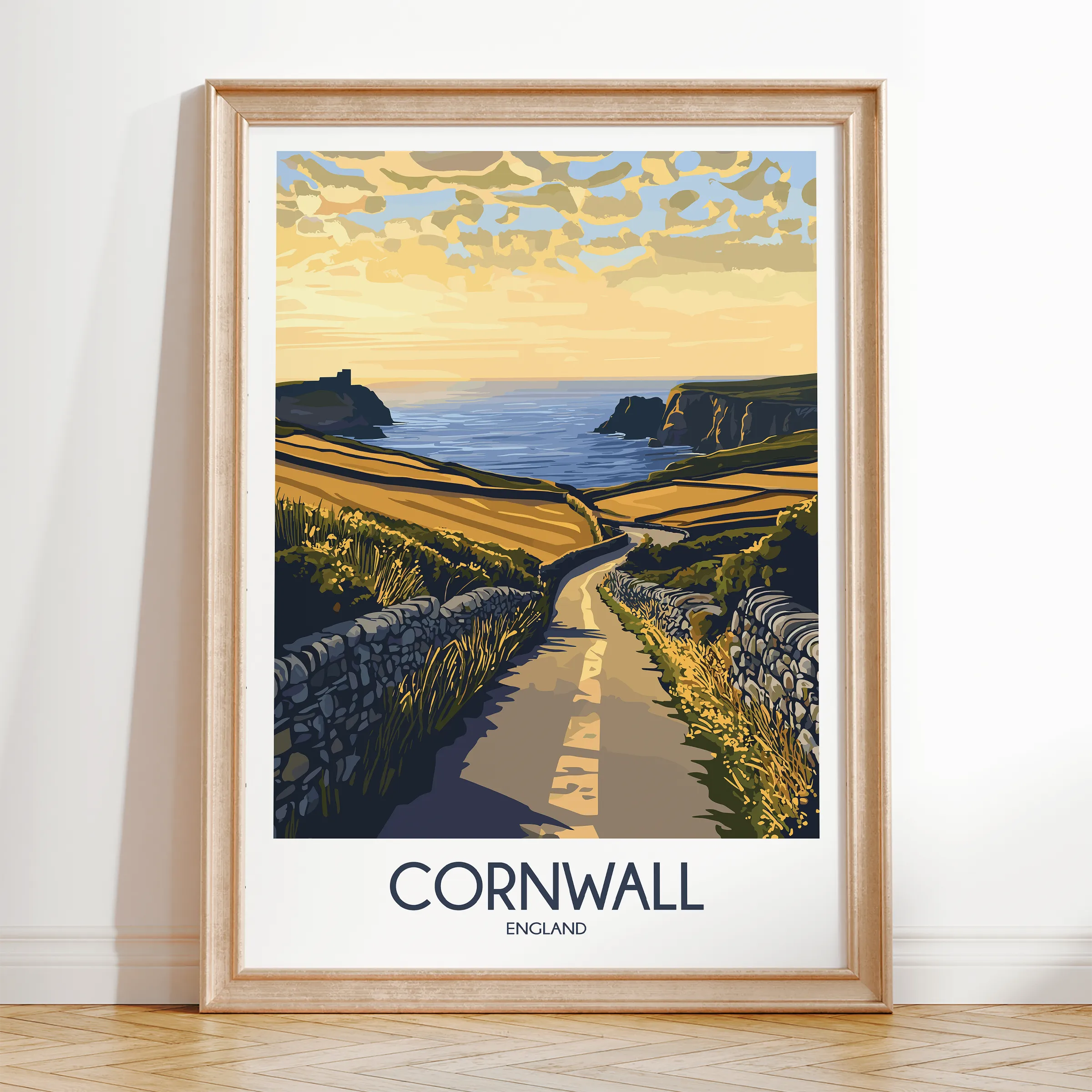 Cornwall Minimalist Wall Art