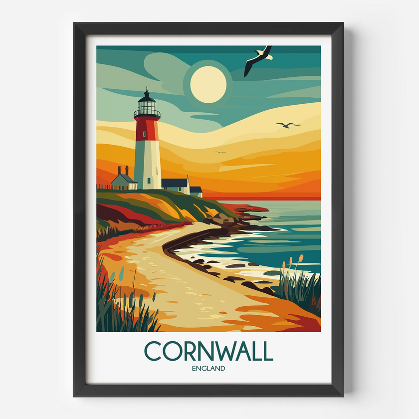 Cornwall Minimalist Wall Art