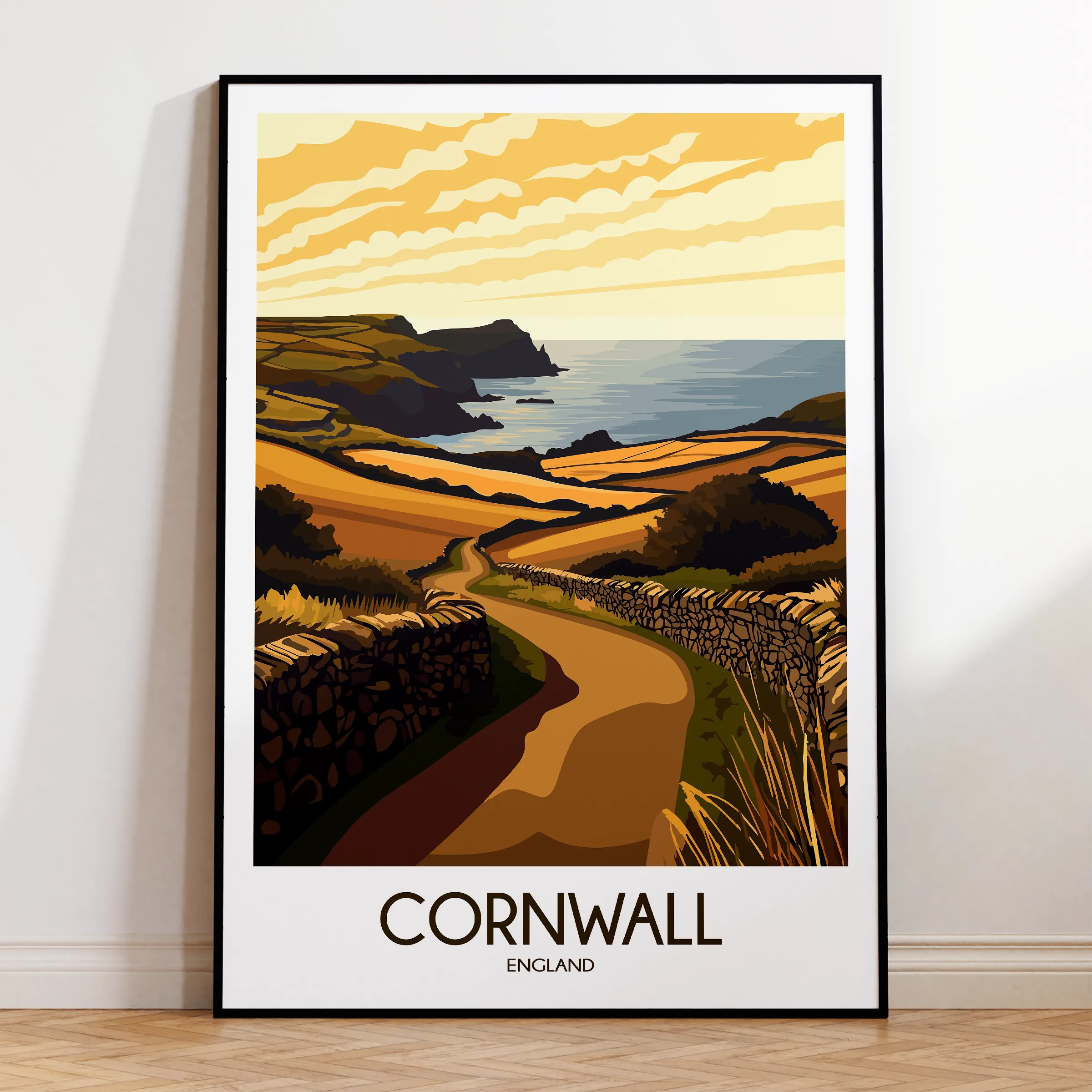 Cornwall Minimalist Wall Art
