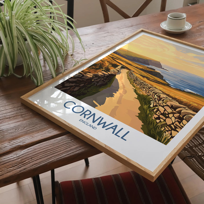 Cornwall Souvenir Poster Print