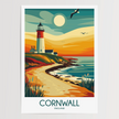 Cornwall Souvenir Poster Print