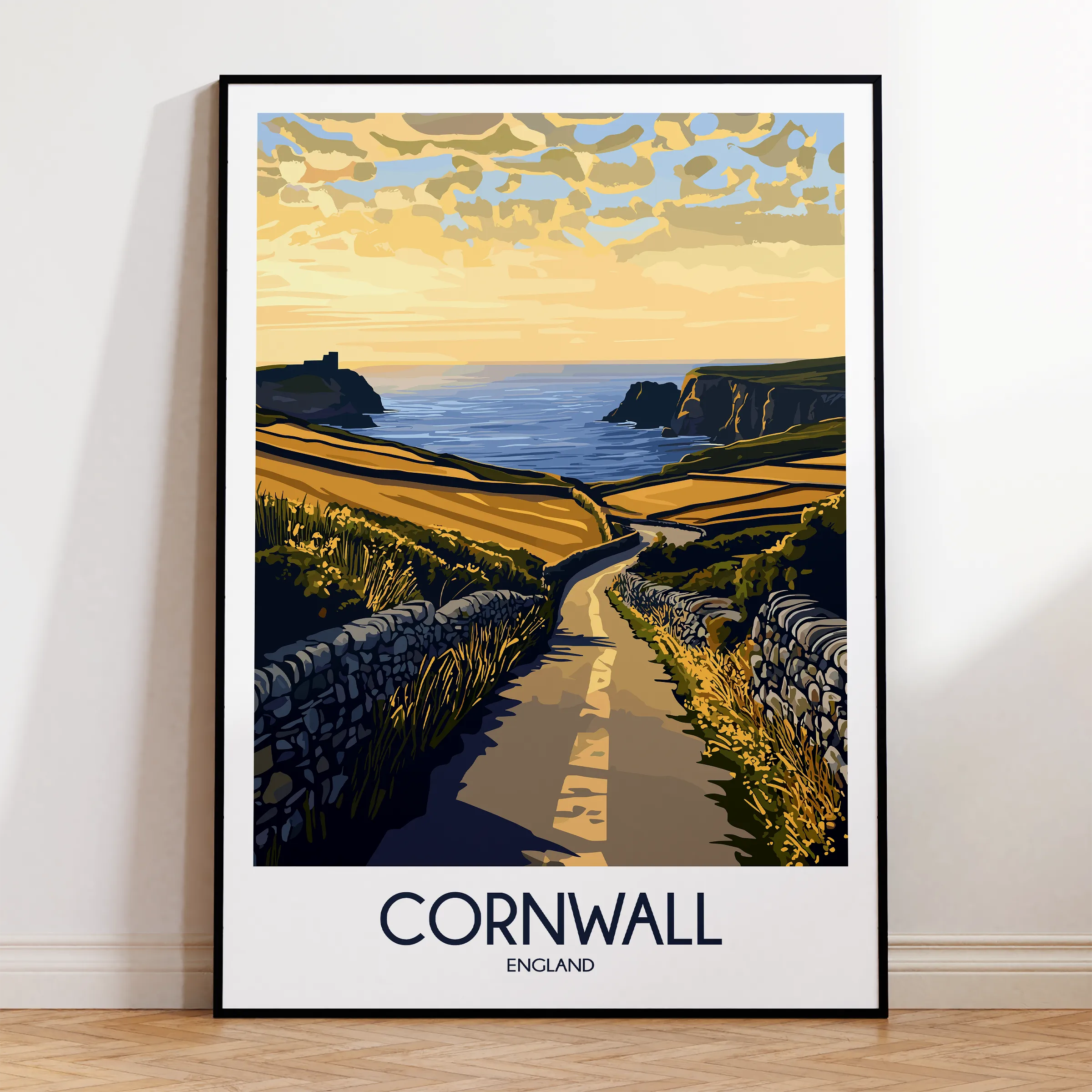 Cornwall Souvenir Poster Print