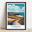Cornwall Vintage Style Print