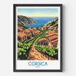 Corsica Destination Art Gift