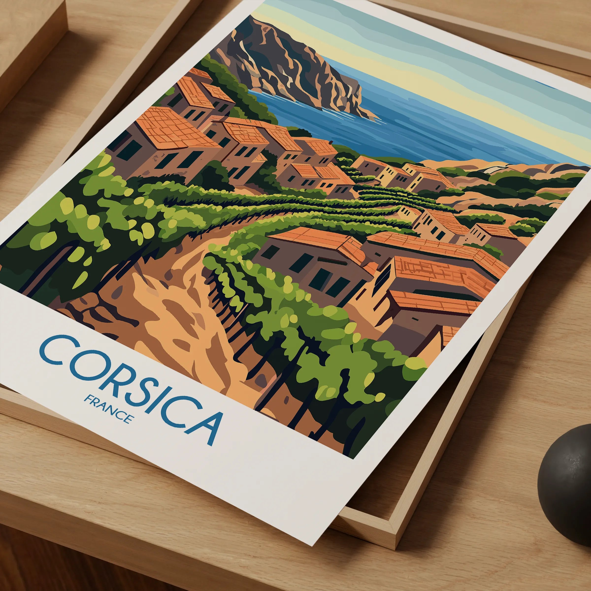 Corsica Souvenir Poster Print