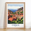 Corsica Souvenir Poster Print