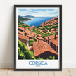 Corsica Souvenir Poster Print