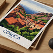 Corsica Vintage Style Print