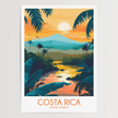 Costa Rica Scenic Landscape Art