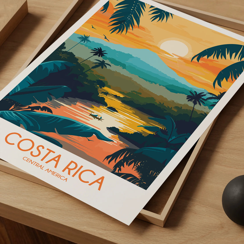 Costa Rica Souvenir Poster Print
