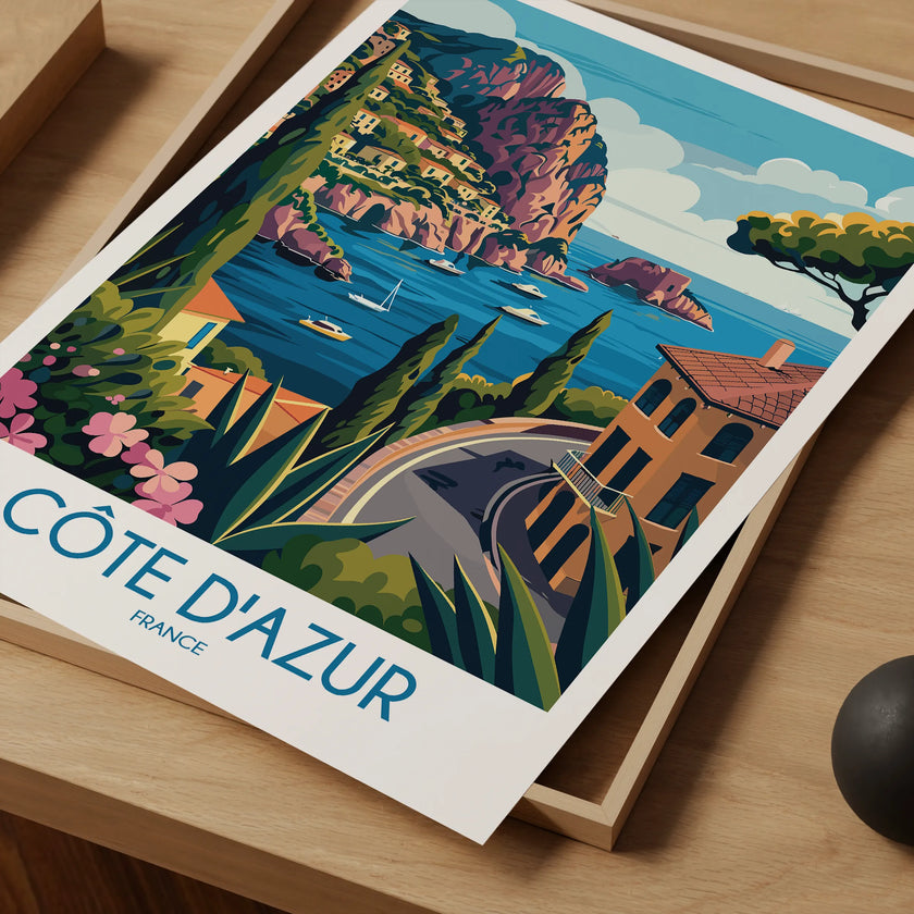 Cote Modern Travel Poster