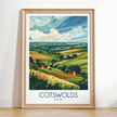 Cotswolds Destination Art Gift