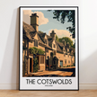 Cotswolds Destination Art Gift