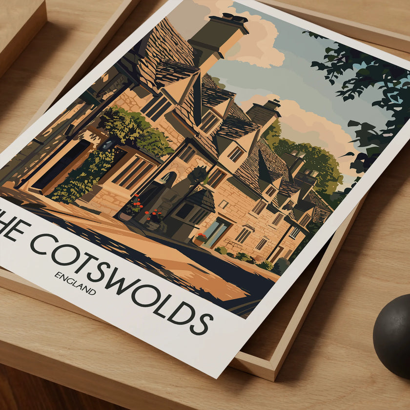 Cotswolds Scenic Landscape Art